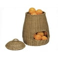 thumbnail image 3 of Kouboo Wicker Potato & Onion Basket Fruit & Vegetable Storage Basket, Basket For Countertop, Kitchen, Medium, 3 of 13
