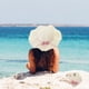 thumbnail image 5 of Sombrero de 56-58cm de circunferencia para mujer, Sombrero de Paja de verano y bolsa de paja, dos piezas, bonito sombrero protector solar con flores, 5 of 5