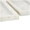 thumbnail image 5 of CosmoLiving by Cosmopolitan 14",11"W White Marble Slim Tray with Raised Edge, 2-Pieces, 5 of 12