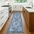thumbnail image 5 of Brisasol Runner Rug for Hallway 2x8 Washable Kitchen Rug and Runners Low Pile Soft Printed Blue Indoor Carpet Runner for Bedroom Entryway, 5 of 7