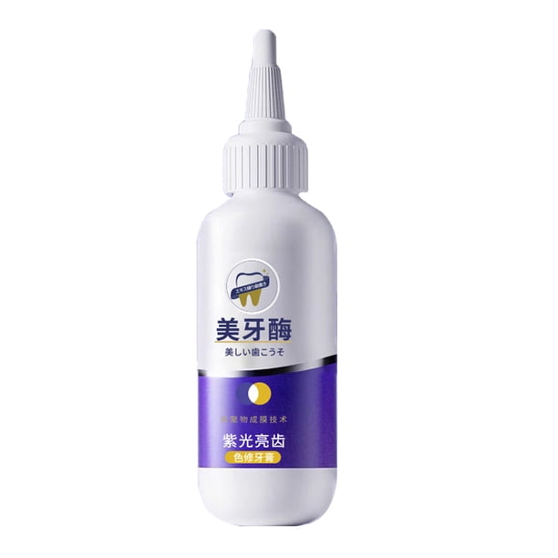 Pasta de dientes, Pasta de dientes blanqueadora, Pasta de dientes blanqueadora para adultos, Pasta de dientes morada blanca, 50 g, Gel corrector de color morado, Gel limpiador dental, 50 g, pasta de d