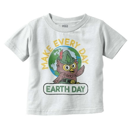 

Woodsy Owl Make Everyday Earth Day Toddler Boy Girl T Shirt Infant Toddler Brisco Brands 2T