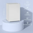 thumbnail image 4 of HOMCOM 2.5 Cu Ft Mini Fridge with Freezer, Small Refrigerator, White, 4 of 7