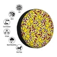 thumbnail image 4 of Sikiie Chicken Cartoon PVC Leather Spare Tire Wheel Cover Spare Tire Cover, for Car Truck SUV Camper Trailer Universal Fit(14-17in)-16 inch, 4 of 6