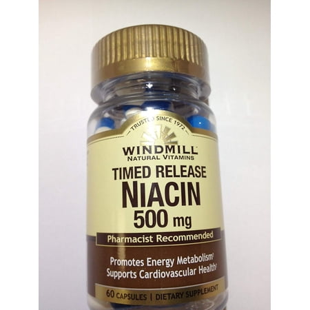 Niacin S/R CAPS 500 MG WMILL 60 CAPS