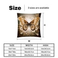 thumbnail image 5 of Butterfly Inserts - Set of 2 Bed Pillow Inserts with Unique Patterns - Available in Sizes 16x16, 18x18, 20x20 Inches for Throw Pillow Covers - Great for Any Occasion!, 5 of 6