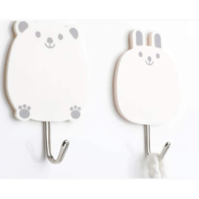 8 ganchos de pared autoadhesivos, gancho adhesivo de acero inoxidable para baño, para abrigo, toalla, llaves, hogar, cocina, baño. Adepaton YQ-0808