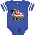 thumbnail image 3 of Inktastic My Papa is a Firefighter with Fire Truck Boys or Girls Baby Bodysuit, 3 of 5