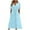 Blue, variant on Easter Dresses for Women Petite Eyelet Midi Dresses Summer Short Sleeve T Shirt Dresses Beach Vacation Sun Dresses Cute Older Dresses Dark Green L