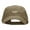 Khaki, variant on Piano Top View Embroidered Low Profile Dyed Cotton Twill Cap - Black OSFM