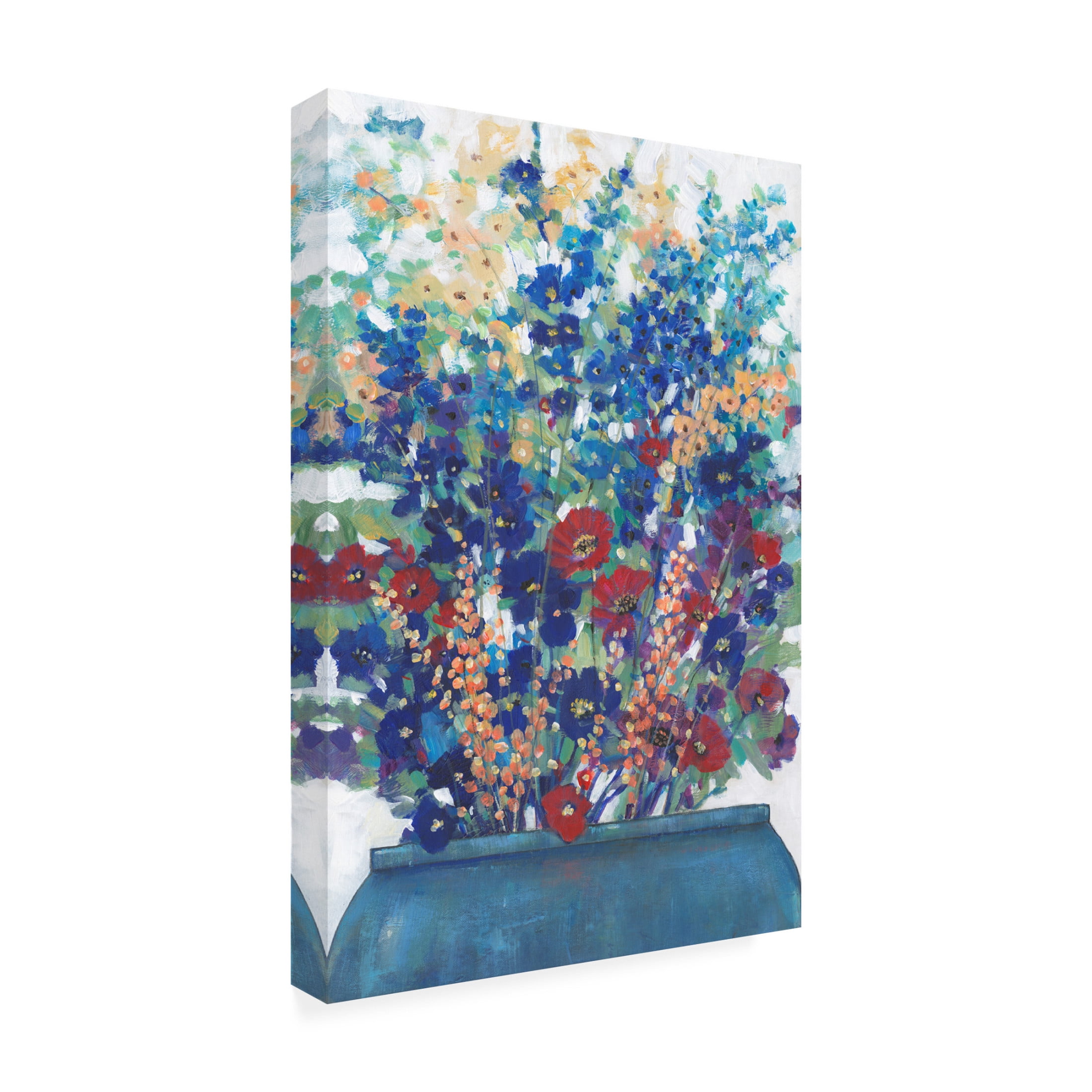 Trademark Fine Art Tim OToole  A bunch of Flowers II Canvas Wall Art