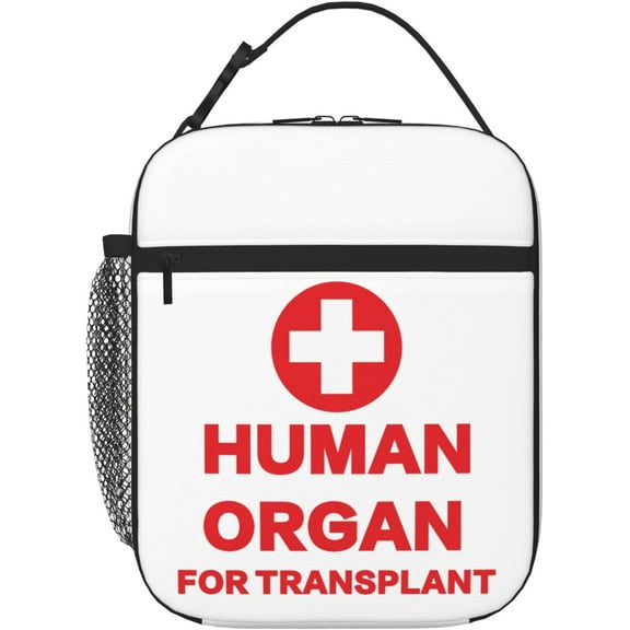 Human organ lunch box Insulated Lunch Box - Portable Lunch Bag Reusable Lunch Tote for Women Men