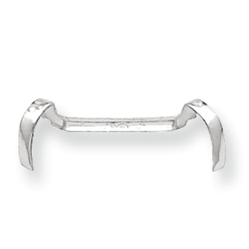 14k White Gold Mens Ring Guard Jewelry Gifts for Men