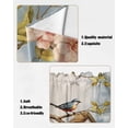 thumbnail image 5 of Swag Curtains, Spring Birds Retro Birdhouse Flowers Rod Pocket Kitchen Curtains Valances Tier Curtains Swag Valance Curtains for Bedroom Living Room 36" x 36", 2 Panels, 5 of 6