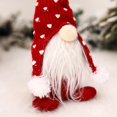 thumbnail image 2 of Adornos de gnomo de Navidad, decoración de muñecos de peluche de pie divertido Wdftyju Libre de BPA, 2 of 5