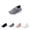 Gray, variant on Girls Boys Walking Shoes Mesh Knit Breathable Orthopedic Lace-Up Wide Width Barefoot Shoes Rubber Sole Outdoor Slip On Casual Tennis Sneakers with Arch Support