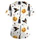 thumbnail image 3 of Halloween Women's V-neck Fashion Casual Printing Top Protective Work Suit, 3 of 3