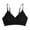Black, variant on Sports Bras for Women Plus Size Comfortable Ruffles Bralettes Sleep Underwear Yoga Fitness Tank Tops Adjustable Wireless Push Up Bras Beige