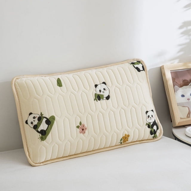 Funda de almohada infantil 30x50, funda de almohada para bebé, almohada de bebé primavera y flores, funda de látex