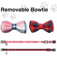 thumbnail image 4 of LAICAIW 2 Colliers pour Chats, avec Nœud Papillon Détachable Réglable et Clochette Argentée, pour Cou de Petits Chiens et Chats 7.8 Pouces-10.2 Pouces, 4 of 7