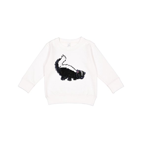 Inktastic Animals Cute Skunk Toddler Sweatshirt