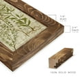 thumbnail image 2 of Garden Verses I -Framed Print w/glass-Walnut, 2 of 8