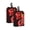 2PCS, variant on Fire Dice Flaming Dices Flame 1 PC Portable Travel Shoe Organizer Bag with Carrying Handle, Shoe Toiletry & Gear Storage Pouch for Suitcases