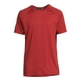 thumbnail image 4 of Russell Men's and Big Men's Active Asymmetrical Striped T-Shirt, up to Size 5XL, 4 of 5