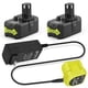 thumbnail image 1 of Batería de Repuesto de Litio Ryobi de 6000mAh 18V para Batería de Litio Ryobi 18V ONE+ P102 P103 P104 P105 P107 Batería de Herramientas Inalámbricas de 18 Voltios Incluye Cargador P119, 1 of 27