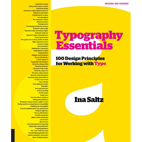 Typography Essentials Revised and Updated: 100 Design Principles for Working with Type, (Paperback)