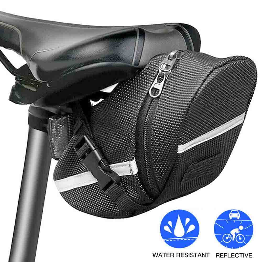 PVUEL Bike Saddle Bag Bicycle Under Seat Tail Storage Pouch for Cycling