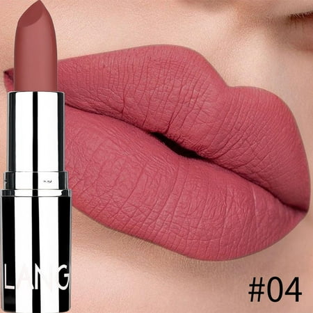 SDJMa Matte Lipstick,Semi Matte Hyaluronic Acid Infused, Long Lasting Full Coverage for a Nourishing Pout, Cruelty-Free & Vegan(D)