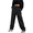 Black, variant on Mengpipi Women’s Leopard Print Wide Leg Pants High Waist Drawstring Palazzo Trousers with Slant Pockets S-2XL