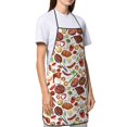 thumbnail image 4 of Pofeuu Cooking Bbq Print Aprons with Pockets, Cute Aprons for Kitchen, Cooking, Server, Barber, Chef Apron, 4 of 7