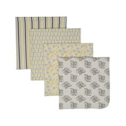 Yellow Star 'Love You Tons' Receiving Blanket - Set of Four