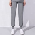 thumbnail image 1 of Pantalones de enfermera blancos Pantalones de enfermera para mujer Pantalones de verano finos con cintura elástica Pantalones azules de talla grande Pantalones de trabajo médico, 1 of 6