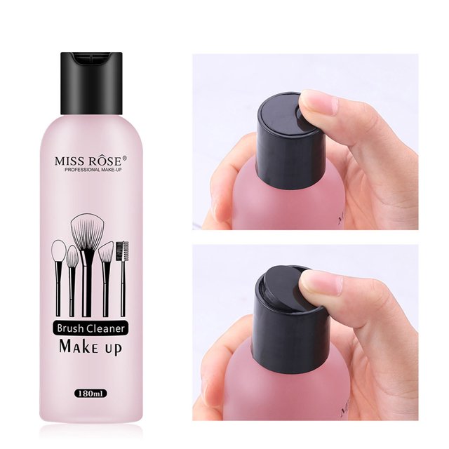 Fiudx Ofertas Flash Artículos En Oferta Solución De Limpieza De Soplo De Polvo Líquido De Limpieza De Brochas De Maquillaje Para Herramientas De Belleza 180Ml