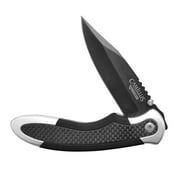 Camillus Cameleon 8.75" Folding Pocket Knife, 3.5" Drop-Point Blade, Black