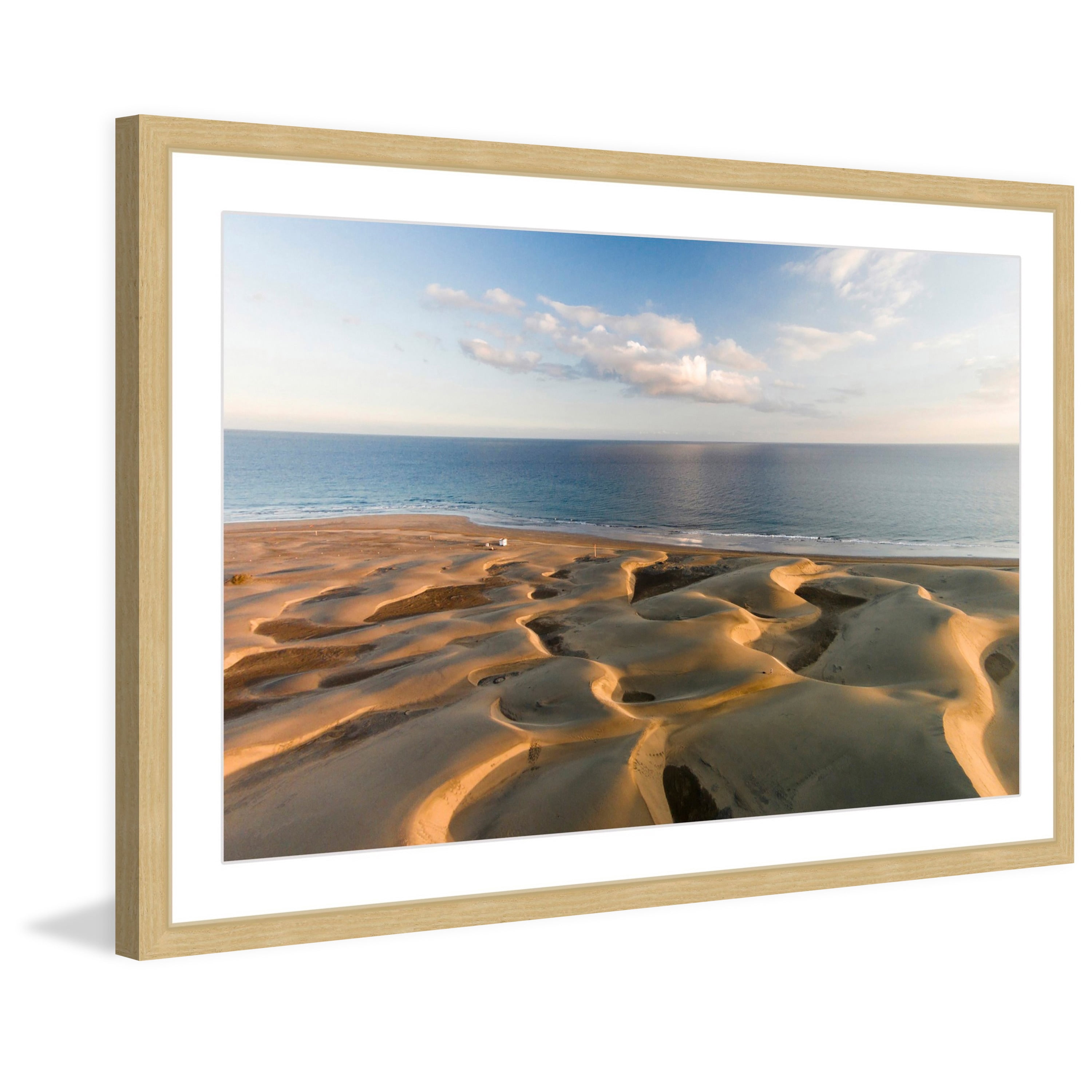 Marmont Hill "Waves in the Sand II" by Karolis Janulis Framed Painting Art Print