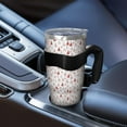 thumbnail image 5 of 40oz Tumbler,Red Christmas Tree Pattern Insulated Tumblers with Removable Handle,Stainless Steel Double Vacuum Coffee Tumbler Cup with Straw for Home,Office,Travel,Party, 5 of 5