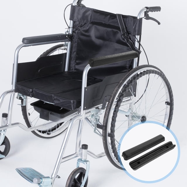 unbranded 1Jgo Reposabrazos Para De De Plástico Negro Resistente Con Ergonómico Para Uso En Casa