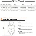 thumbnail image 3 of Leesechin 2024 Womens Bikinis Juniors Print Bikini Swimsuit Filled Bra One-Piece Swimwear Beachwear, 3 of 5