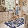 thumbnail image 5 of Washable 3x5 Entryway Area Rugs: Ultra Soft Low Pile Carpet For Kitchen Indoor Light-weight Doormat Anti-slip Thin Water-resistant Rug Living Room Bedroom Small Floor Mat(3x5 Purple), 5 of 7