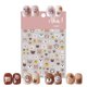 thumbnail image 1 of Bear Nail Art Sticker Little Bear Nail Decal 3D Self Adhesive Fashion Trend Glamour Cute Animal Nail Design Nail DIY Decor Ladies Girls Kids 3 Piece, 1 of 4