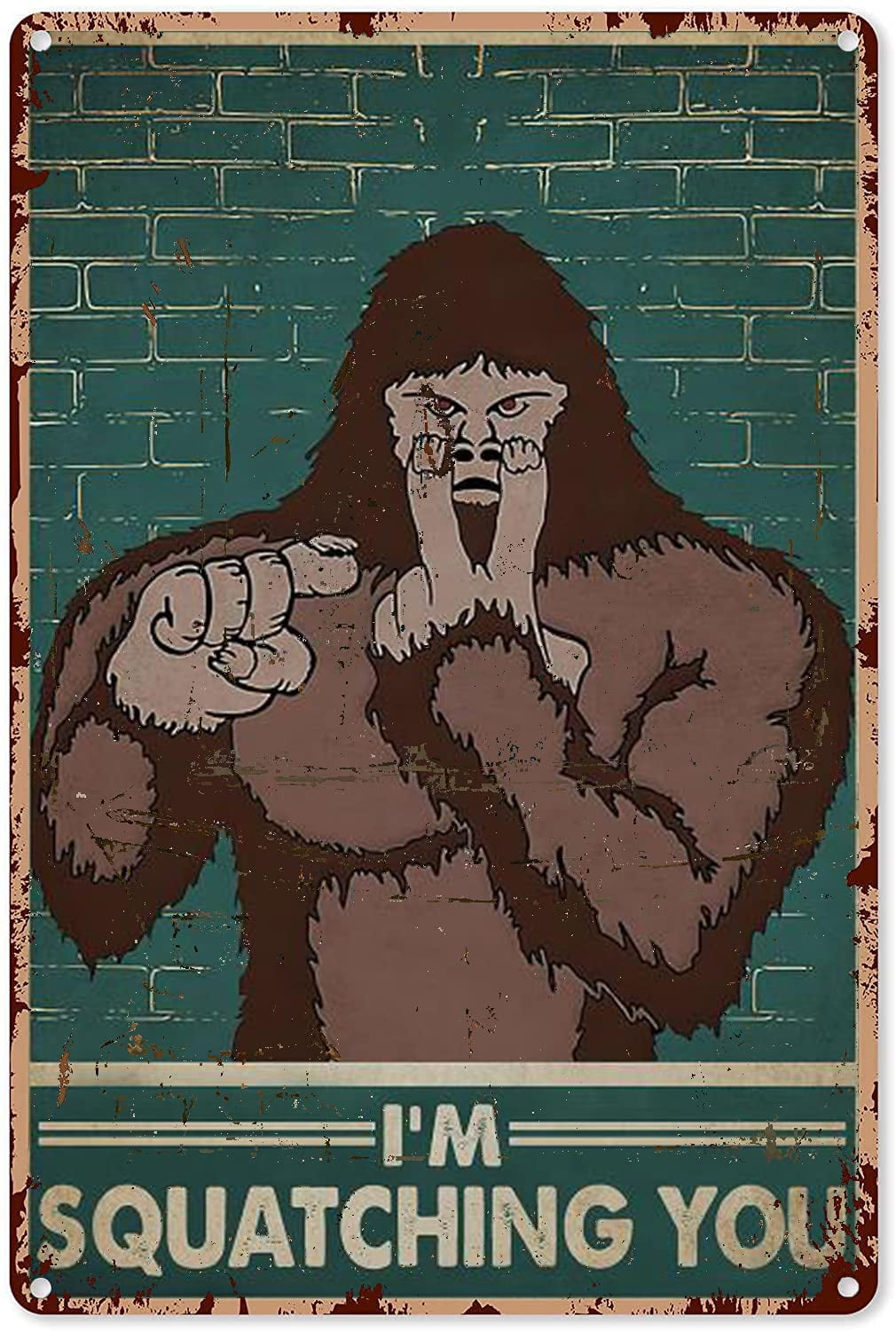 Bigfoot Bath Soap Co Wash Your Foots Wall Art Poster No Frame 
