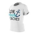thumbnail image 2 of Women's Cut & Sew Tee (AOP) Bon Voyage Beaches, 2 of 6
