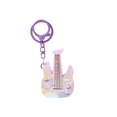 thumbnail image 1 of Llavero con bonita guitarra musical de dibujos animados de animales, diseño de gato morado, 1 of 1