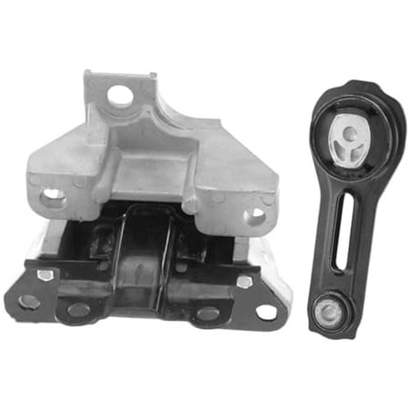 4M Auto Parts Rear Lower Engine Torque Strut Mount & Hydraulic Left Transmission Mount 2PCS Part Numbers. 10217 10225