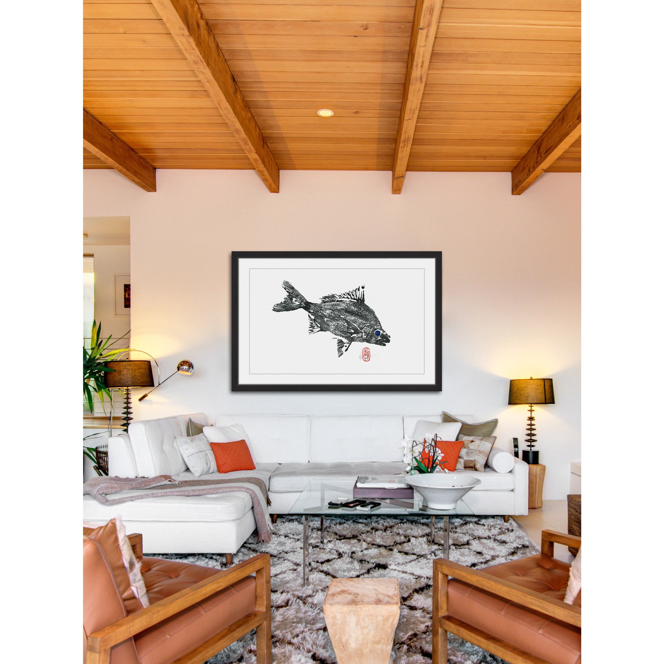 "Silver Bream" Framed Painting Print