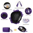 thumbnail image 3 of Conjuntos de equipaje LARVENDER de 3 piezas con bolsa de lona rígida PP Uva, 3 of 6